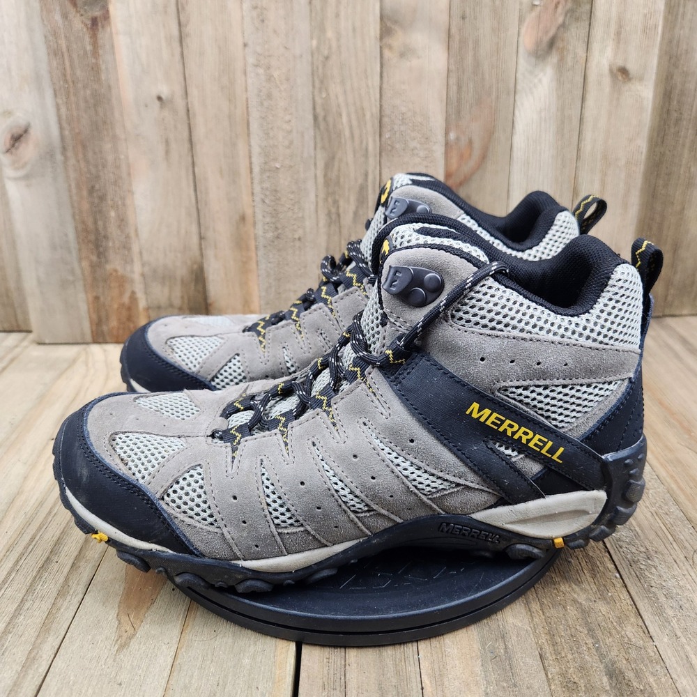Merrell Moab 2 Mid Ventilator Hiking Boots Mens size 8.5 Granite Black J81953